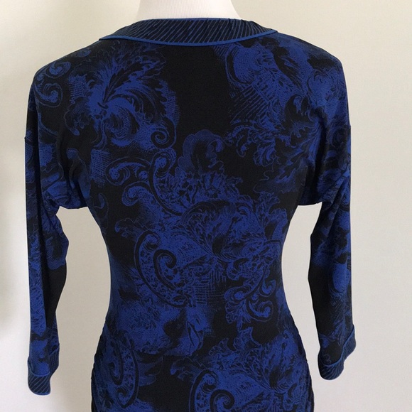 BCBG Maxazria V-Neck Zip Front Dress - Picture 3 of 6